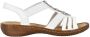 Rieker Sandalen zomerschoen sandaal sleehak met decoratieve steentjes - Thumbnail 12