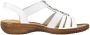 Rieker Sandalen zomerschoen sandaal sleehak met decoratieve steentjes - Thumbnail 13