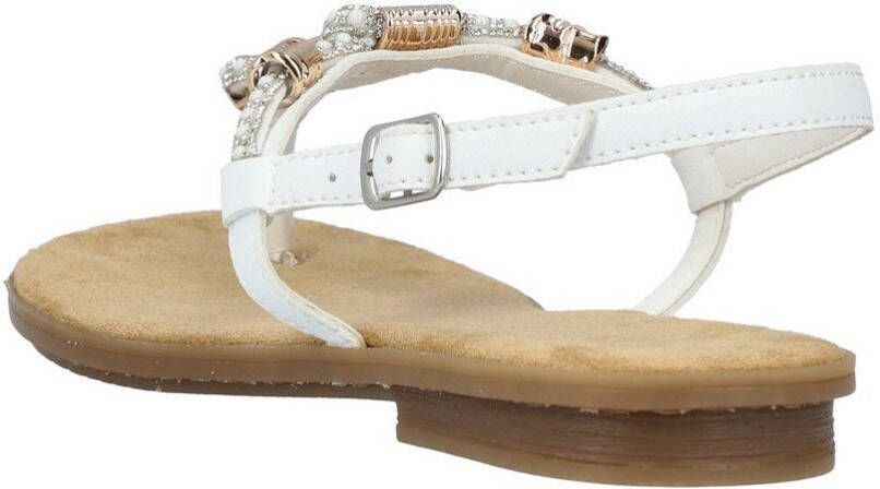 Rieker Sandalen zomerschoen sandaal blokhak met decoratieve elementen versierd