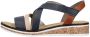Rieker Sandalen zomerschoen sandaal sleehak met klittenbandjes - Thumbnail 9