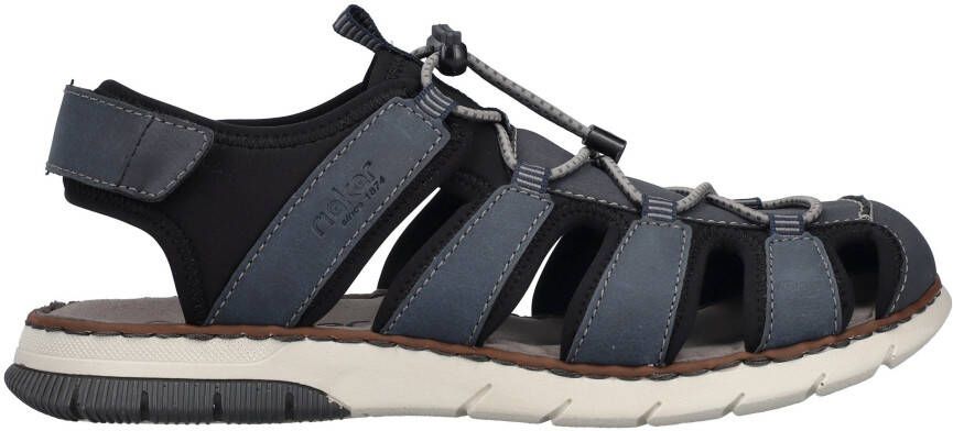 Rieker Sandalen zomerschoen klittenbandschoen vrijetijdssandaal gesloten teengebied