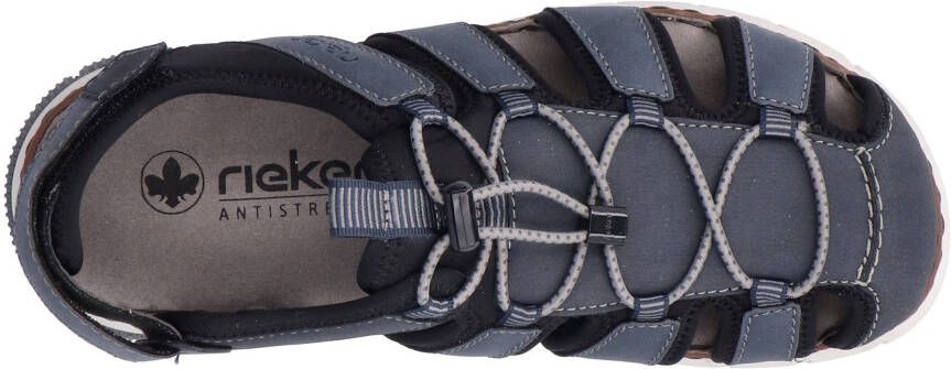 Rieker Sandalen zomerschoen klittenbandschoen vrijetijdssandaal gesloten teengebied