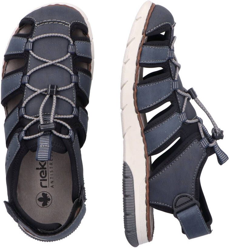 Rieker Sandalen zomerschoen klittenbandschoen vrijetijdssandaal gesloten teengebied