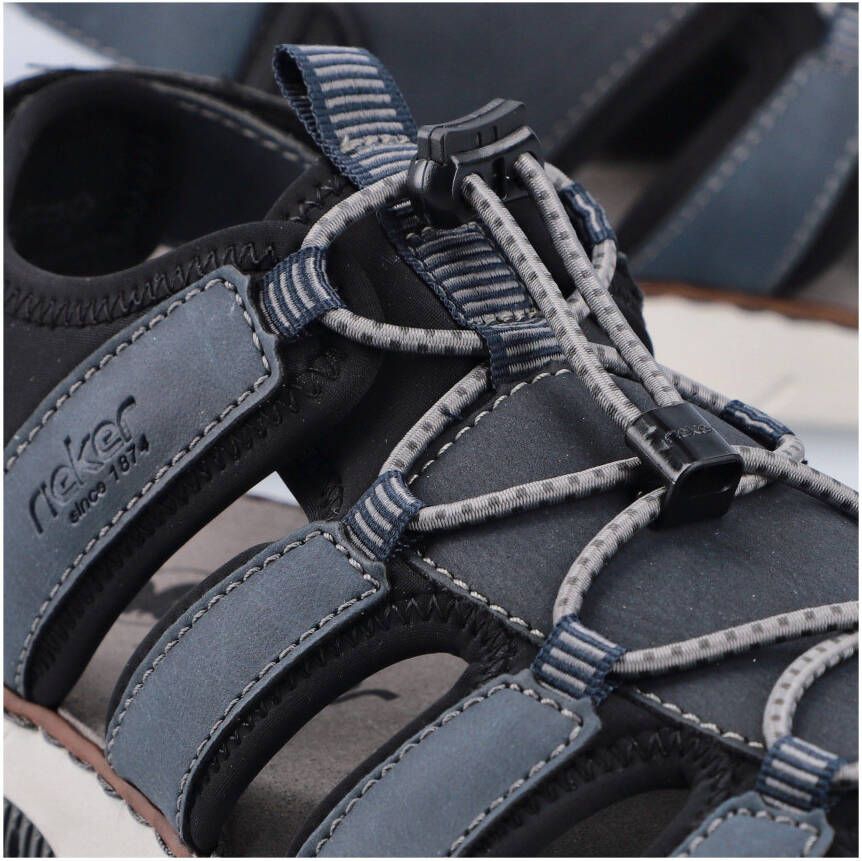 Rieker Sandalen zomerschoen klittenbandschoen vrijetijdssandaal gesloten teengebied
