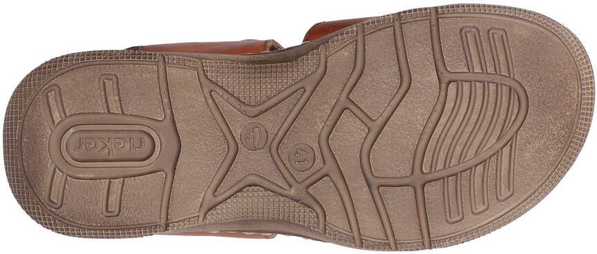 Rieker Sandalen zomerschoen klittenbandschoen vrijetijdssandaal met leren binnenzool
