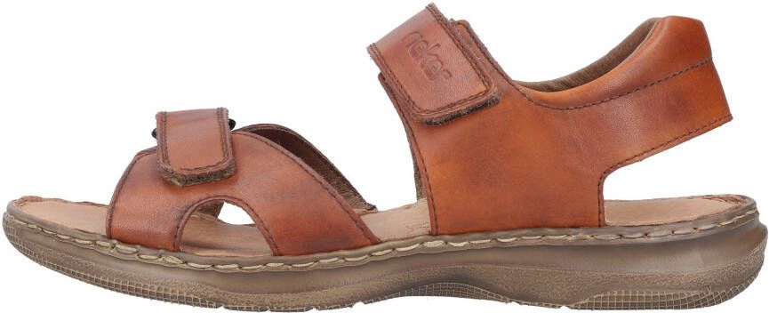 Rieker Sandalen zomerschoen klittenbandschoen vrijetijdssandaal met leren binnenzool