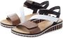 Rieker Sandalen zomerschoen sandaal sleehak in moderne look - Thumbnail 8