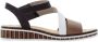 Rieker Sandalen zomerschoen sandaal sleehak in moderne look - Thumbnail 9