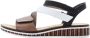 Rieker Sandalen zomerschoen sandaal sleehak in moderne look - Thumbnail 10