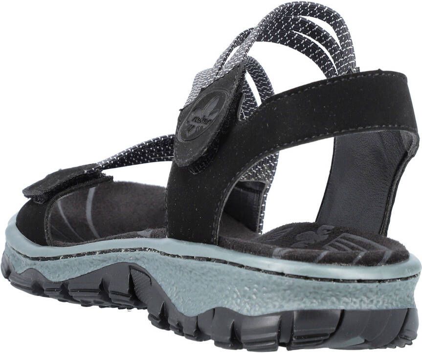 Rieker Sandalen zomerschoen sandaal klittenbandschoen in sportieve uitstraling