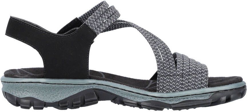 Rieker Sandalen zomerschoen sandaal klittenbandschoen in sportieve uitstraling