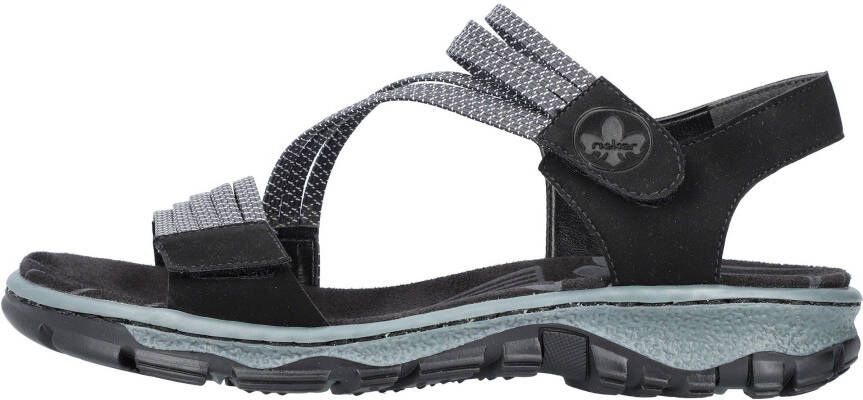 Rieker Sandalen zomerschoen sandaal klittenbandschoen in sportieve uitstraling