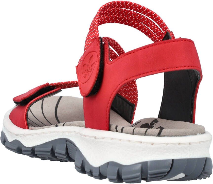 Rieker Sandalen zomerschoen sandaal klittenbandschoen in sportieve uitstraling