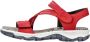 Rieker Flat Sandals Rood Dames - Thumbnail 11