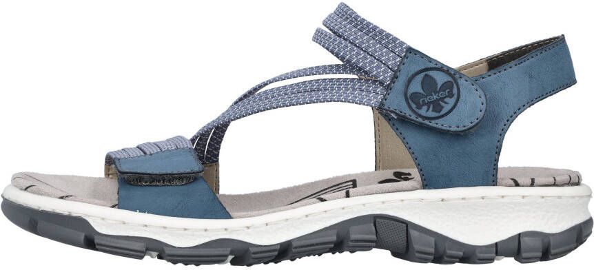 Rieker Sandalen zomerschoen sandaal klittenbandschoen in sportieve uitstraling
