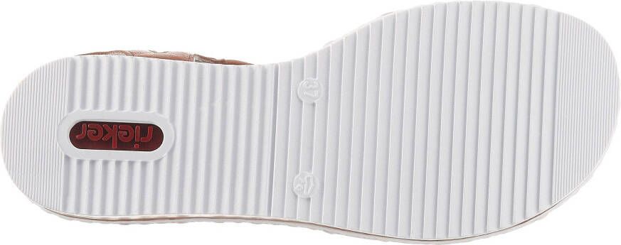 Rieker Sandalen zomerschoen sandaal sleehak met accessoires versierd - Foto 5