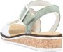 Rieker Sandalen zomerschoen sandaal sleehak met asymmetrische bandjes - Thumbnail 5