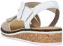Rieker Wit Taupe Zomer Sandaal Multicolor Dames - Thumbnail 4