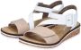Rieker Sandalen zomerschoen sandaal sleehak met asymmetrische bandjes - Thumbnail 23