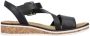 Rieker Sandalen zomerschoen sandaal sleehak met asymmetrische bandjes - Thumbnail 7