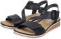 Rieker Sandalen zomerschoen sandaal sleehak met asymmetrische bandjes - Thumbnail 10