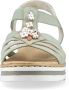 Rieker Sandalen zomerschoen sandaal sleehak met decoratieve elementen - Thumbnail 4