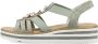 Rieker Sandalen zomerschoen sandaal sleehak met decoratieve elementen - Thumbnail 6