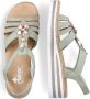 Rieker Sandalen zomerschoen sandaal sleehak met decoratieve elementen - Thumbnail 8