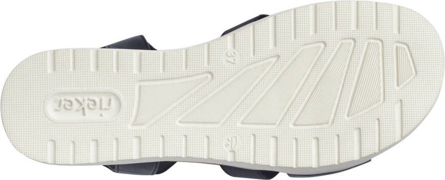 Rieker Sandalen zomerschoen sandaal blokhak met stretchbandjes