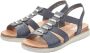 Rieker Sandalen zomerschoen sandaal blokhak met stretchbandjes - Thumbnail 5