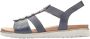 Rieker Sandalen zomerschoen sandaal blokhak met stretchbandjes - Thumbnail 6