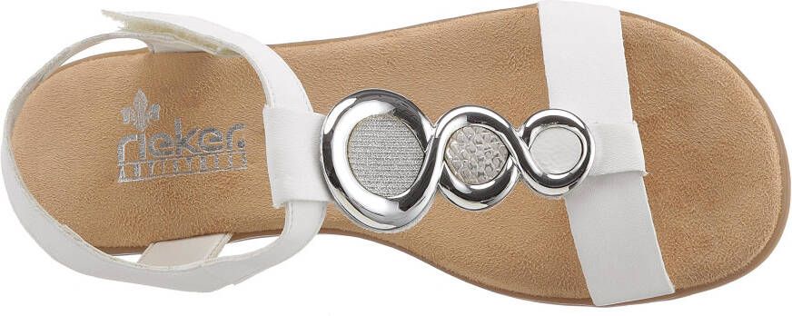 Rieker Sandalen zomerschoen sandaal blokhak met decoratieve applicatie - Foto 8