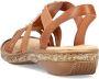 Rieker Sandalen met siersteen- en schelpgarnering - Thumbnail 4