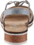 Rieker Sandalen zomerschoen sandaal sleehak met subtiele decoratieve versiering - Thumbnail 4