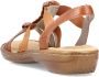 Rieker Sandalen zomerschoen sandaal sleehak met stretchbanden - Thumbnail 4