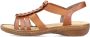 Rieker Sandalen zomerschoen sandaal sleehak met stretchbanden - Thumbnail 8