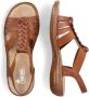 Rieker Sandalen zomerschoen sandaal sleehak met stretchbanden - Thumbnail 10