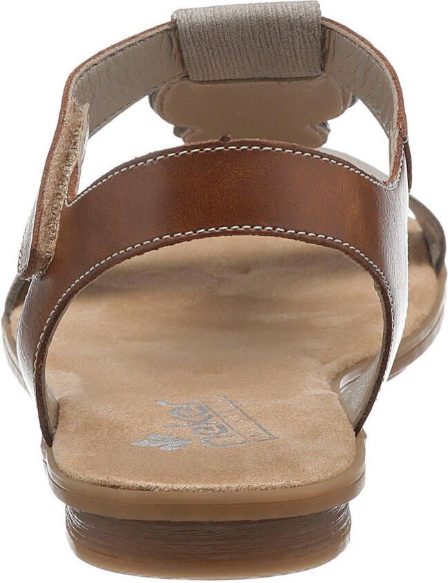Rieker Sandalen zomerschoen sandaal blokhak met trendy decoratief element - Foto 4
