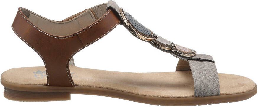 Rieker Sandalen zomerschoen sandaal blokhak met trendy decoratief element - Foto 7
