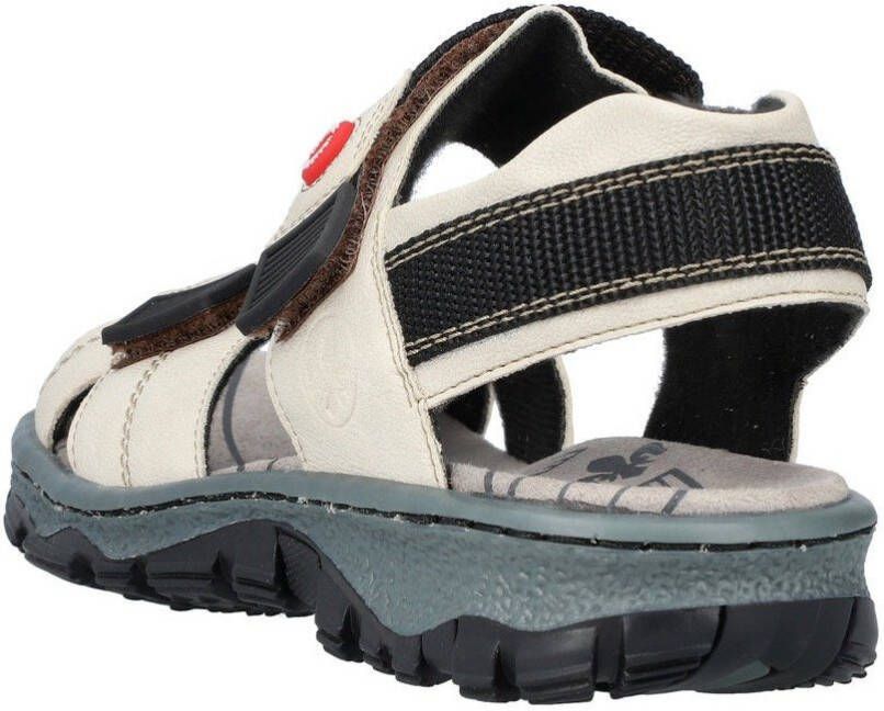 Rieker Sandalen zomerschoen outdoorschoen sleehak in trekkinglook