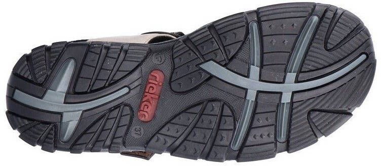 Rieker Sandalen zomerschoen outdoorschoen sleehak in trekkinglook