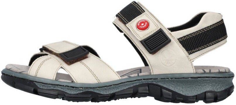 Rieker Sandalen zomerschoen outdoorschoen sleehak in trekkinglook