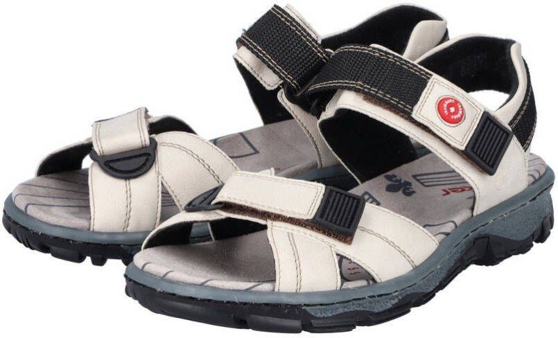 Rieker Sandalen zomerschoen outdoorschoen sleehak in trekkinglook