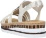 Rieker Sandalen zomerschoen sandaal sleehak in metallic-look - Thumbnail 20