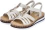 Rieker Sandalen zomerschoen sandaal sleehak in metallic-look - Thumbnail 26
