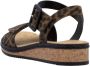 Rieker Sandalen zomerschoen sandaal sleehak met asymmetrische bandjes - Thumbnail 5