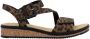 Rieker Sandalen zomerschoen sandaal sleehak met asymmetrische bandjes - Thumbnail 9