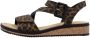 Rieker Sandalen zomerschoen sandaal sleehak met asymmetrische bandjes - Thumbnail 10
