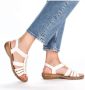 Rieker Sandalen zomerschoen sandaal sleehak met elastiek - Thumbnail 8