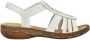 Rieker Sandalen zomerschoen sandaal sleehak met elastiek - Thumbnail 12